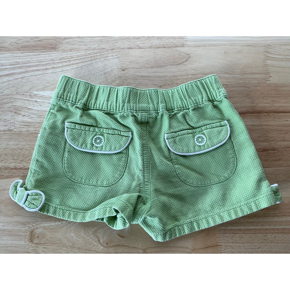 Gymboree 2010 green seersucker shorts tagged 4T